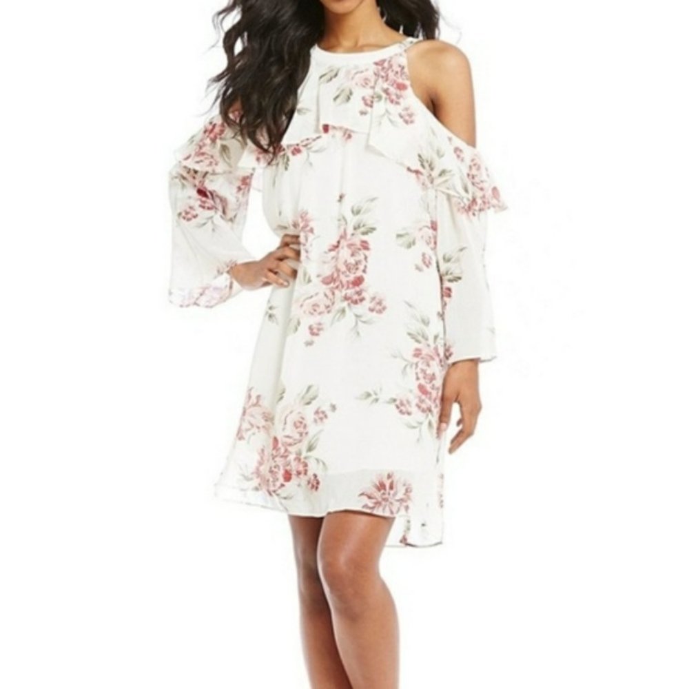 Anthropologie Sanctuary Serena Wild Roses Flowy Dress Size XS NEW with Tag